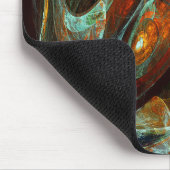 Zeitunterteilung Abstrakter Kunst Mousepad (Ecke)