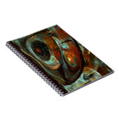 Zeitunterteilung Abstrakter Kunst Notizblock (Rechte Seite)