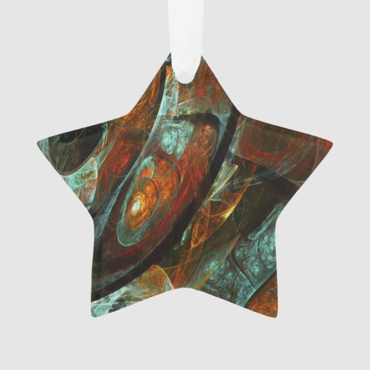 Zeitunterteilung Abstrakter Kunst Ornament (Vorderseite)