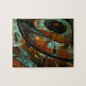 Zeitunterteilung Abstrakter Kunst Puzzle (Horizontal)