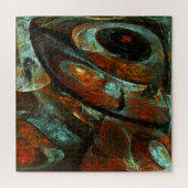 Zeitunterteilung Abstrakter Kunst Puzzle (Horizontal)