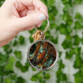 Zeitunterteilung Abstrakter Kunst Schlüsselanhänger (Hand)