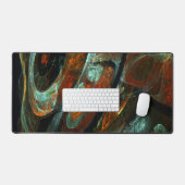 Zeitunterteilung Abstrakter Kunst Schreibtischunterlage (Tastatur & Maus)