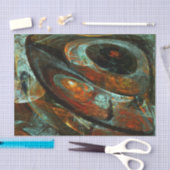 Zeitunterteilung Abstrakter Kunst Seidenpapier (Handwerk)