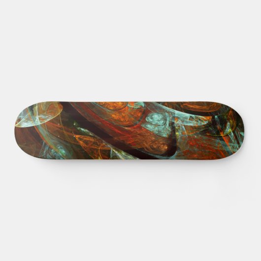 Zeitunterteilung Abstrakter Kunst Skateboard (Horizontal)