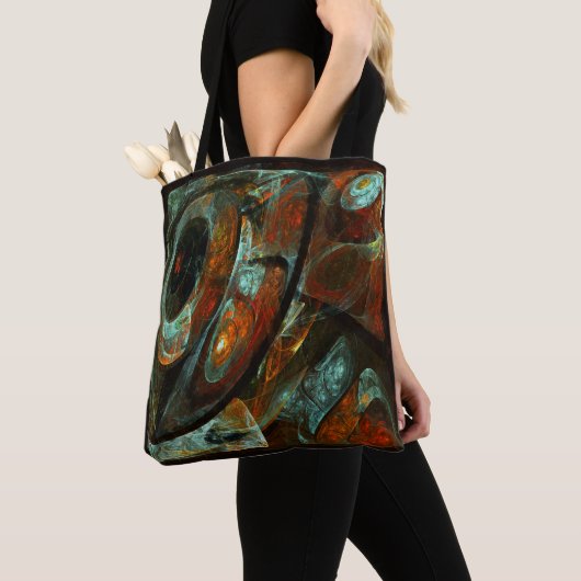 Zeitunterteilung Abstrakter Kunst Tasche (Von Nahem)