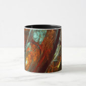 Zeitunterteilung Abstrakter Kunst Tasse (Zentrum)