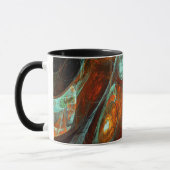 Zeitunterteilung Abstrakter Kunst Tasse (Links)