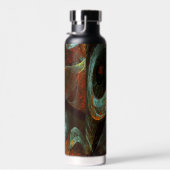 Zeitunterteilung Abstrakter Kunst Trinkflasche (Rechts)