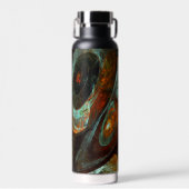 Zeitunterteilung Abstrakter Kunst Trinkflasche (Vorne)