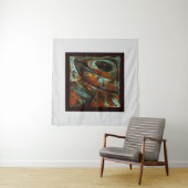 Zeitunterteilung Abstrakter Kunst Wandteppich (Beispiel (Horizontal))