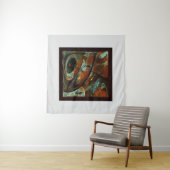 Zeitunterteilung Abstrakter Kunst Wandteppich (Beispiel)
