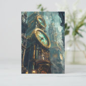 Zeitverlust Dankeskarte (Stehend Vorderseite)