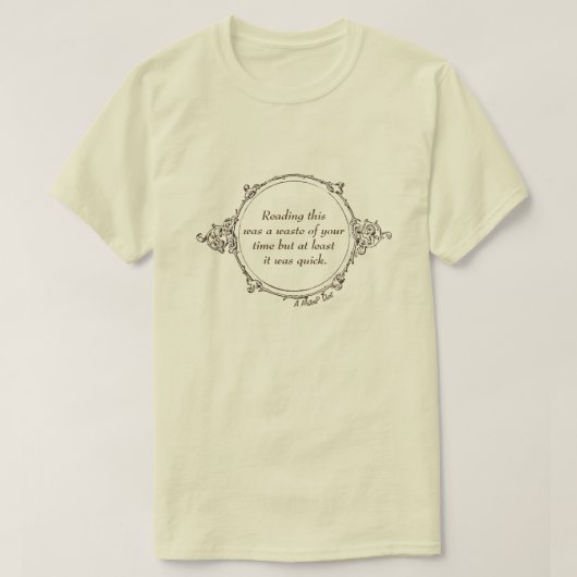 Zeitverschwendung - Ein MisterP-Shirt T-Shirt (Design vorne)