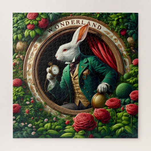 Zeitwächter-Hase am Rosentor Puzzle (Vertikal)