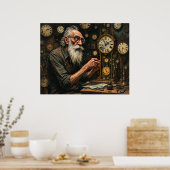 Zeitwächter Poster (Küche)