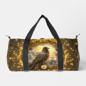 Zeitwächter Rabe – Gothic Uhrwerk  Duffle Bag (Vorderseite)