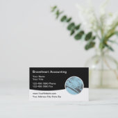 Zeitweilige Buchhaltung Visitenkarte (Stehend Vorderseite)