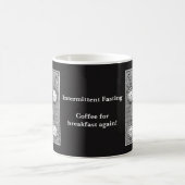 Zeitweilige fastende Uhr-Tasse Kaffeetasse (Mittel)