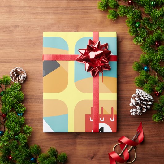 Zeitwrapper Geschenkpapier