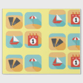 Zeitwrapper Geschenkpapier (Flach)