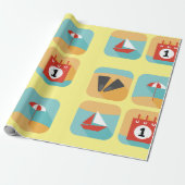 Zeitwrapper Geschenkpapier (Ungerollt)