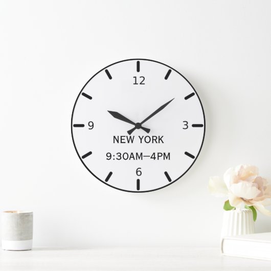 Zeitzonenzüberwachung Große Wanduhr (Zuhause)