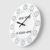 Zeitzonenzüberwachung Große Wanduhr (Winkel)