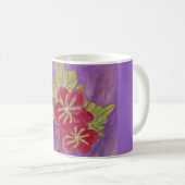 Zekela Art Design abstrakte Blume Kaffeetasse (VorderseiteRechts)