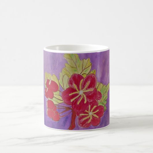Zekela Art Design abstrakte Blume Kaffeetasse (Mittel)