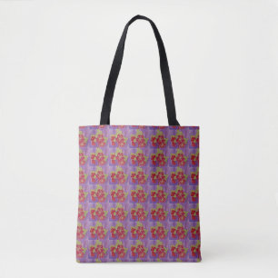 Zekela Art Design abstrakte Blume Tasche B