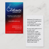 ZeKenetic Grundlagen-Visitenkarten Visitenkarte (Vorne/Hinten)