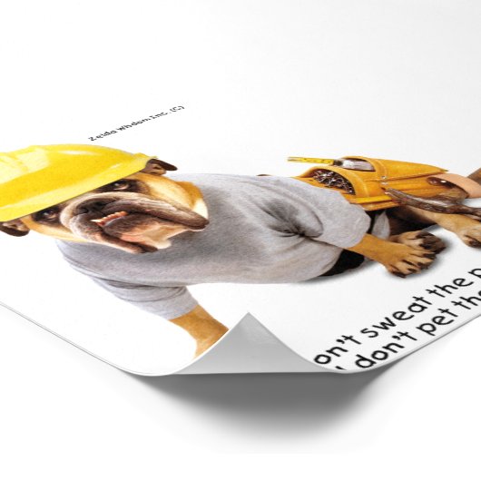 Zelda Bauarbeiter Poster (Ecke)