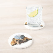 Zelda Bier-/Milch-Untersetzer Sandstein Untersetzer (Seite)