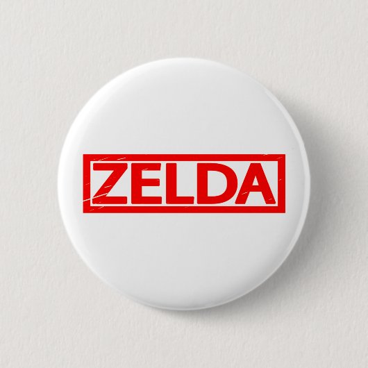 Zelda Briefmarke Button (Vorderseite)