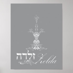 Zelda Candle Art Poster