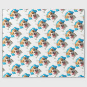 Zelda die Bulldogge Geschenkpapier (Flach)