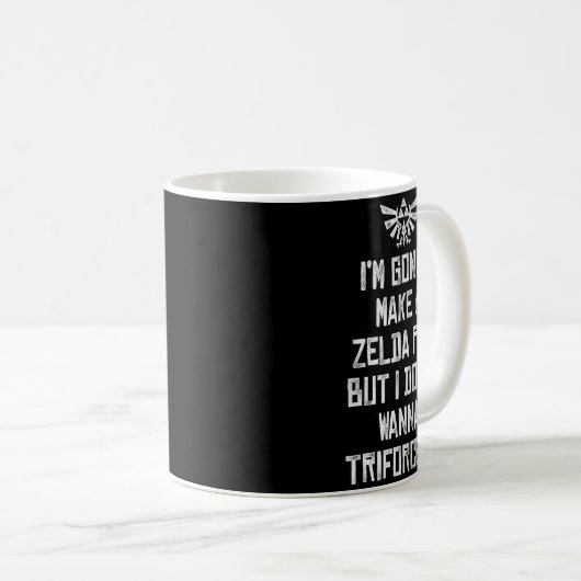 Zelda Funny Triforce It Pun Graphic Kaffeetasse (VorderseiteRechts)