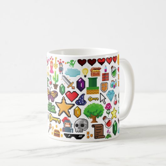 Zelda Gamer Inspirierte Tasse (VorderseiteRechts)