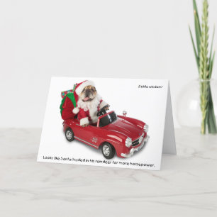 Zelda Santa Holiday Grußkarte Feiertagskarte