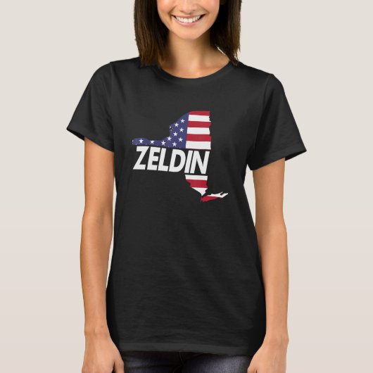 Zeldin Governor Zeldin Wahl 2022 Unterstützer T-Shirt (Vorderseite)