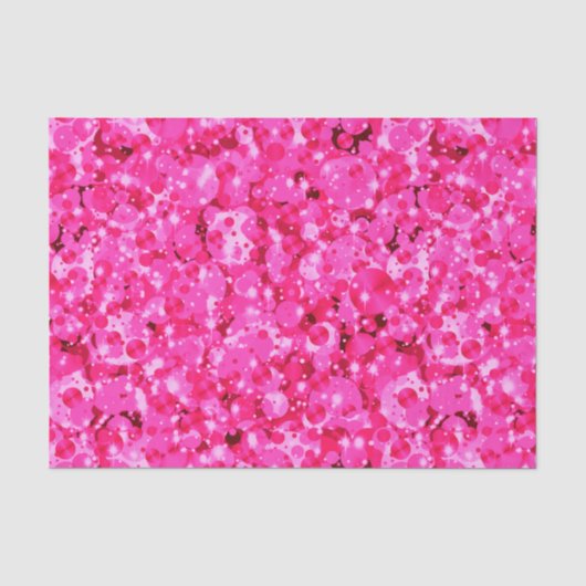 Zelebration Dots-9-Hot-Pink-GEWEBE Seidenpapier (Vorderseite)