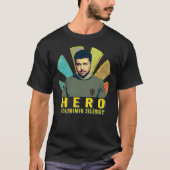 Zelenski hero volodymyr zelensky sunset retro Cl T-Shirt (Vorderseite)
