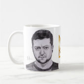 Zelensky Autograph-Tasse Kaffeetasse (Links)