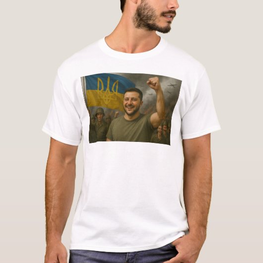 Zelensky der Befehlshaber des Kriegers im Kampf Be T-Shirt (Vorderseite)