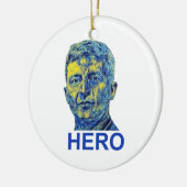 Zelensky Hero Keramik Ornament (Links)