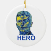 Zelensky Hero Keramik Ornament (Hinten)