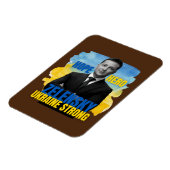 Zelensky Hope Hero Ukraine Strong Magnet (Linke Seite)