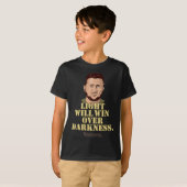 Zelensky Quote Light Will Win Ukrainian President T-Shirt (Vorne ganz)