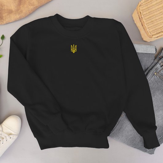 Zelensky-Ukraine-Präsident ukrainisches Gold-Emble Sweatshirt